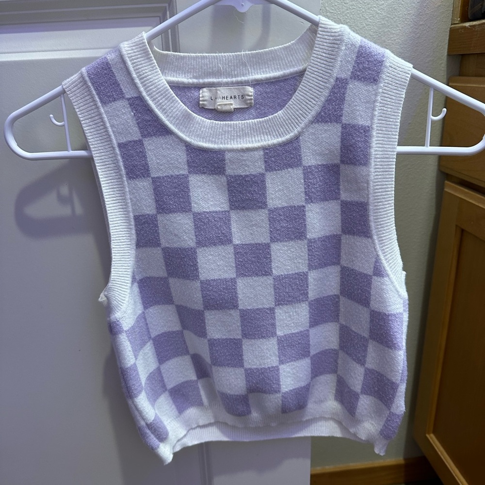 Sweater tank top